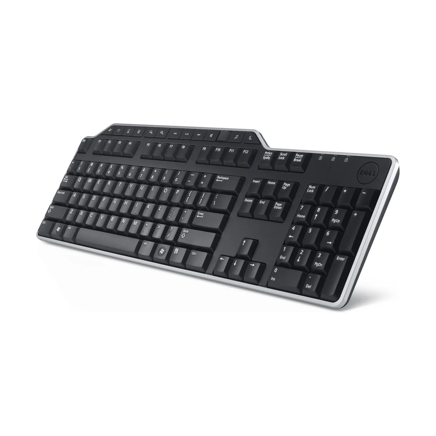Dell Keyboard : Russian (QWERTY) Dell KB-522 Wired Business Multimedia USB Keyboard Black / 580-17683