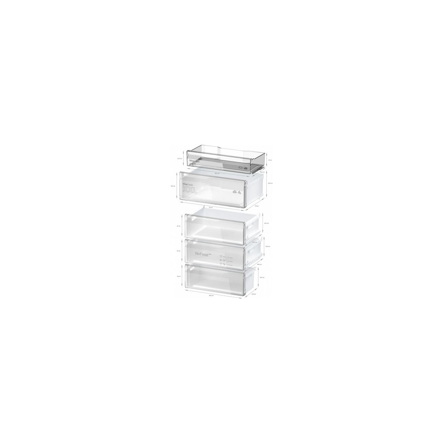 Bosch KGN49OCAF Fridge-freezer