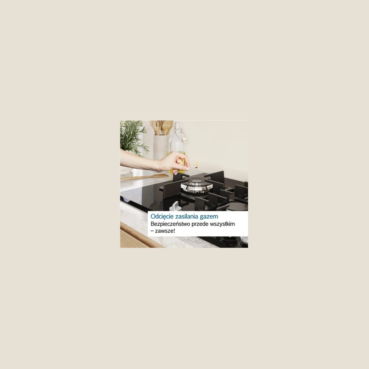 Bosch Gas hob PCH6A5I90 Flame Select WOK