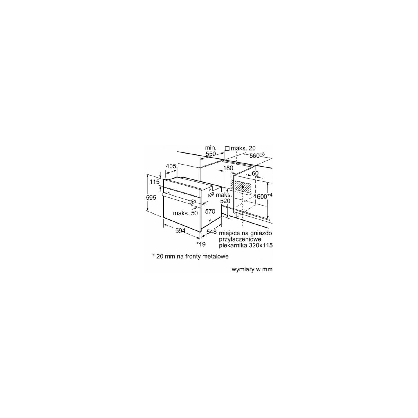 Bosch Oven Serie 2 HBF114ES0