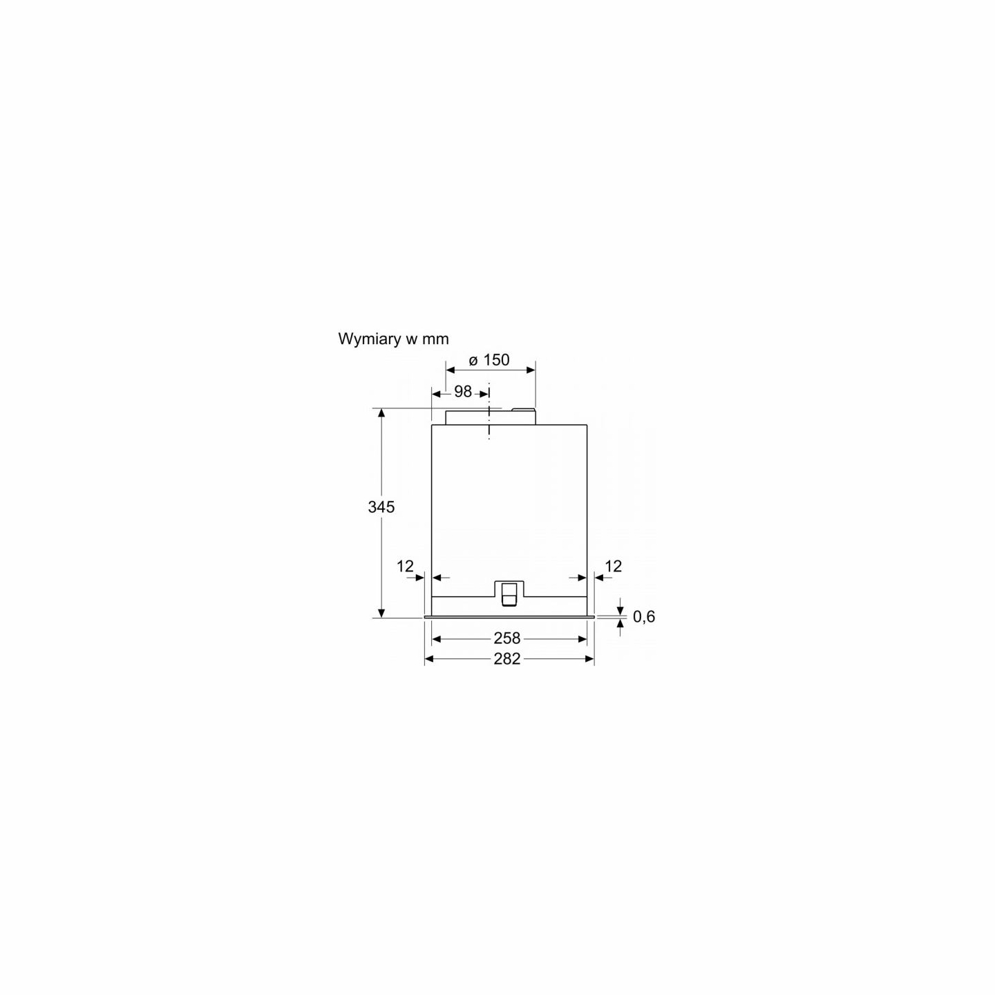 Bosch Hood DLN78PC60 Serie8 70cm
