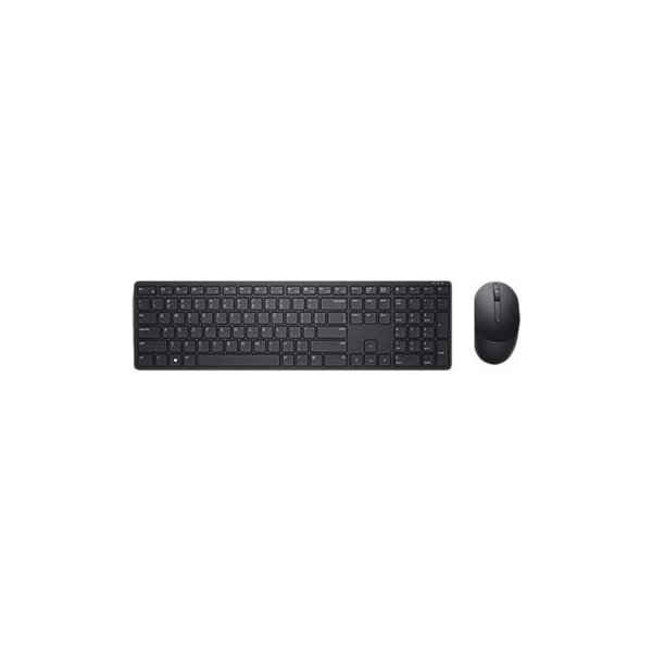 Dell Pro Wireless Keyboard and Mouse - KM5221W - US International (QWERTY) - Black (RTL BOX) / 580-AJRC