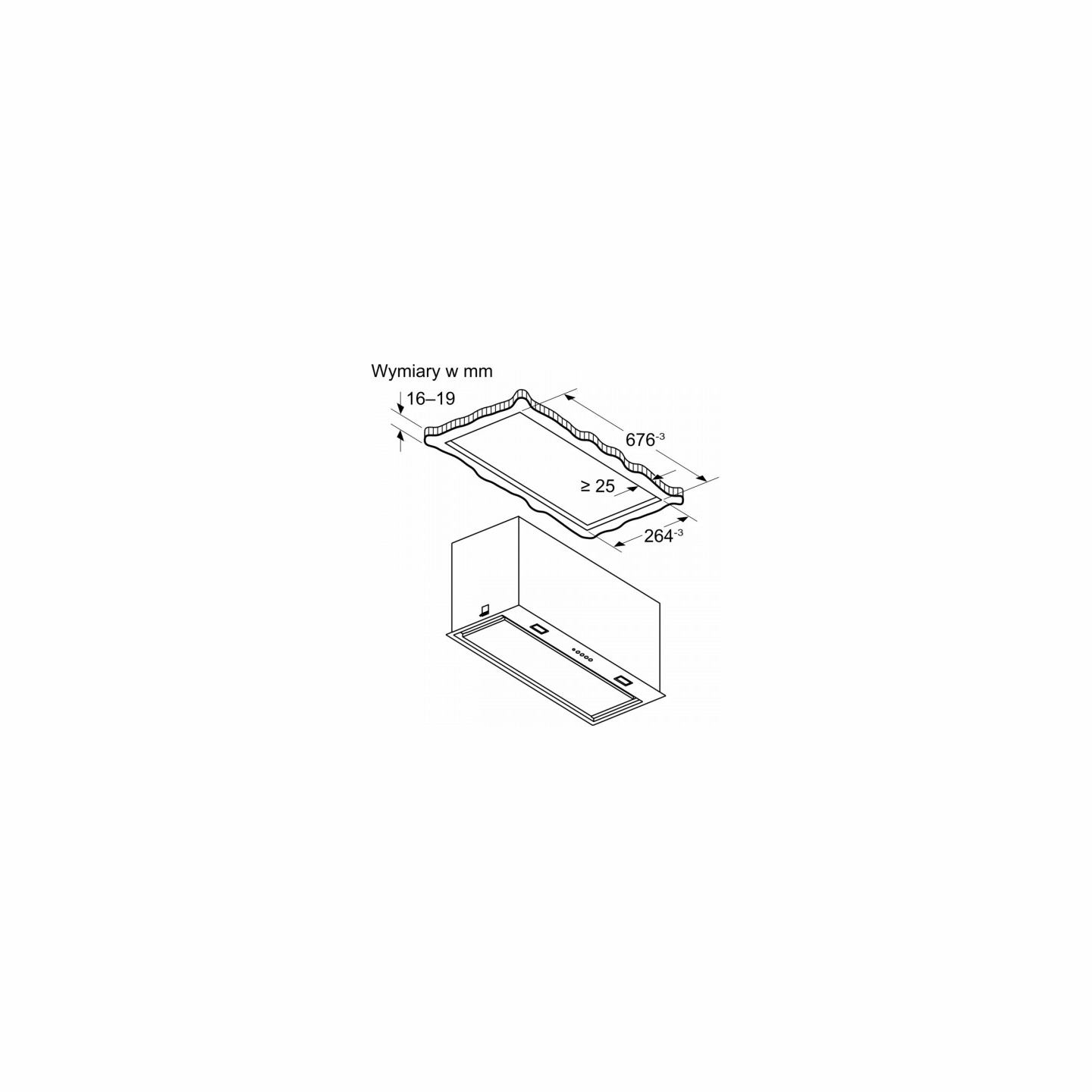 Bosch Hood DLN78PC60 Serie8 70cm