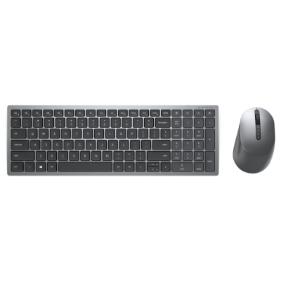Dell Multi-Device Wireless Keyboard and Mouse - KM7120W - US International (QWERTY) / 580-AIWM