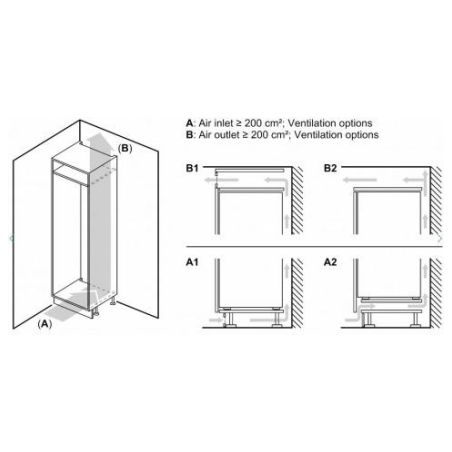 Bosch Fridge-freezer KIL22NSE0