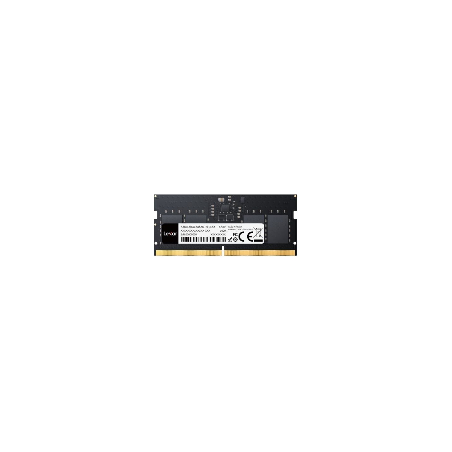 Lexar Laptop Memory DDR5 SODIMM 8GB(1 8GB)/4800 CL40