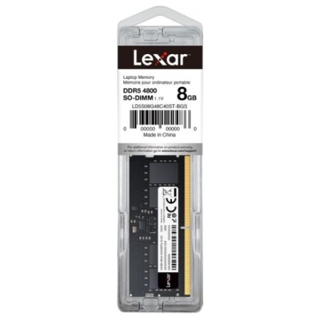 Lexar Laptop Memory DDR5 SODIMM 8GB(1 8GB)/4800 CL40