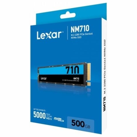 Lexar SSD drive NM710 500GB NVMe M.2 2280 5000/2600MB/s