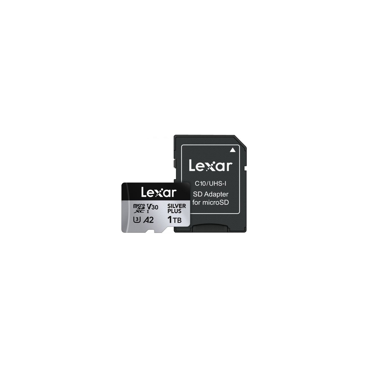 Lexar Memory card microSD 1TB C10 A2 U3 V30 205/150MB/s Silver Plus