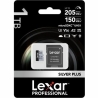 Lexar Memory card microSD 1TB C10 A2 U3 V30 205/150MB/s Silver Plus