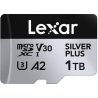 Lexar Memory card microSD 1TB C10 A2 U3 V30 205/150MB/s Silver Plus