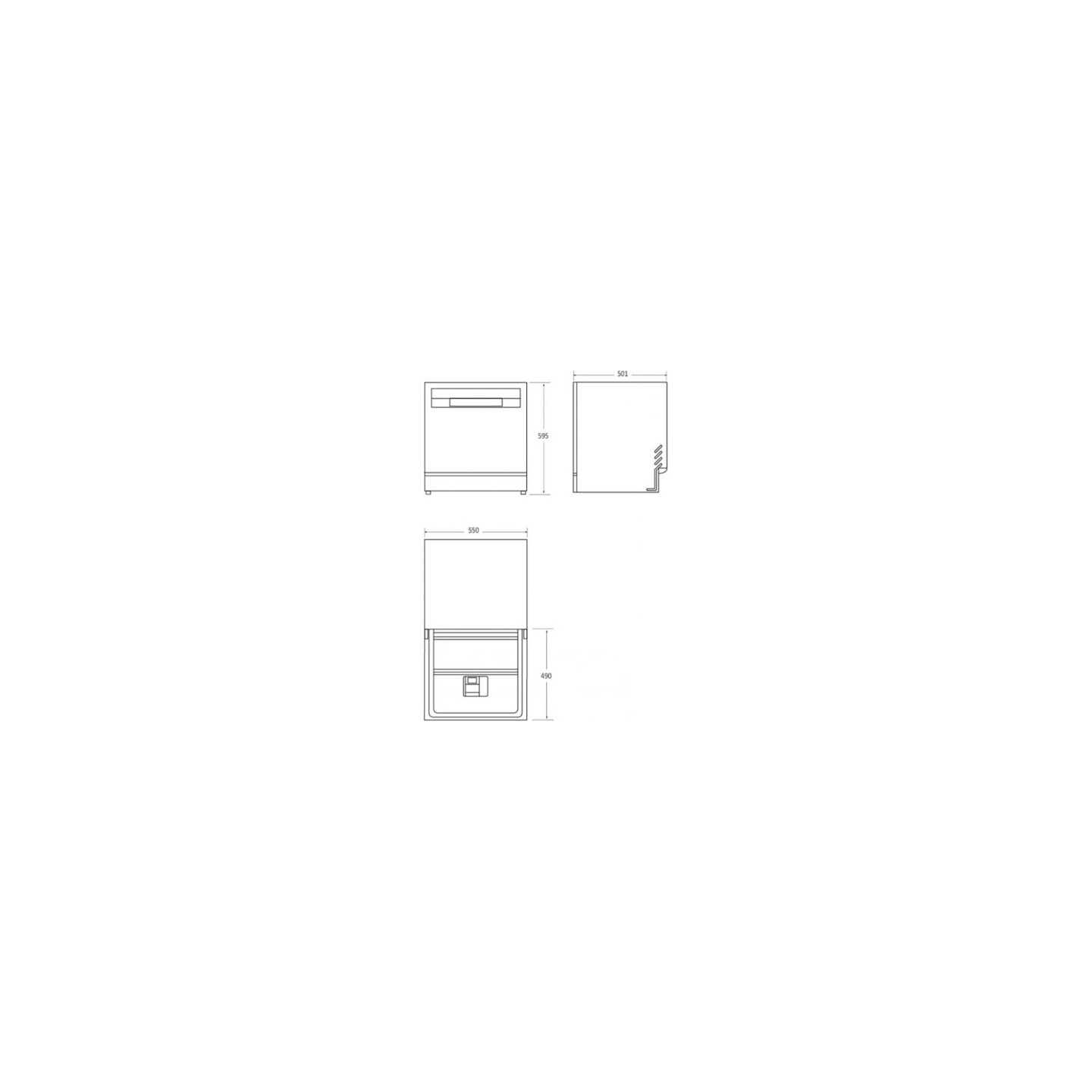 Candy Compact dishwasher CP 8F9FFW