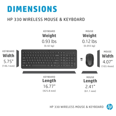 HP 330 Wireless Mouse and Keyboard (EN)