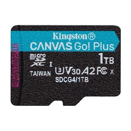 Kingston Memory card microSD 1TB Canvas Go! Plus 200MB/s A2 U3 V30