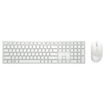 Dell Pro Wireless Keyboard and Mouse - KM5221W - US International (QWERTY) - White / 580-AKEZ