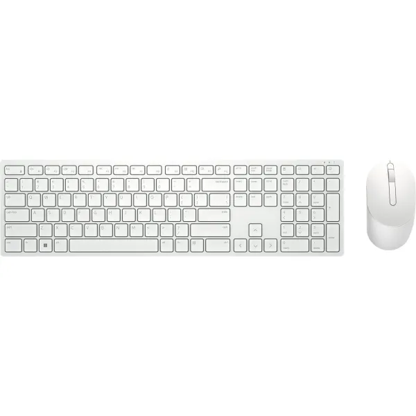 Dell Pro Wireless Keyboard and Mouse - KM5221W - US International (QWERTY) - White / 580-AKEZ