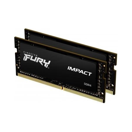 Kingston Memory DDR4 Fury Impact SODIMM 32GB(2*16GB)/3200 CL20