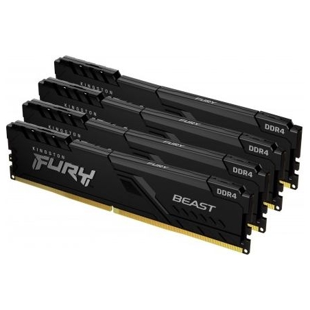 Kingston Memoey DDR4 Fury Beast 128GB(4*32GB)/3200 CL16