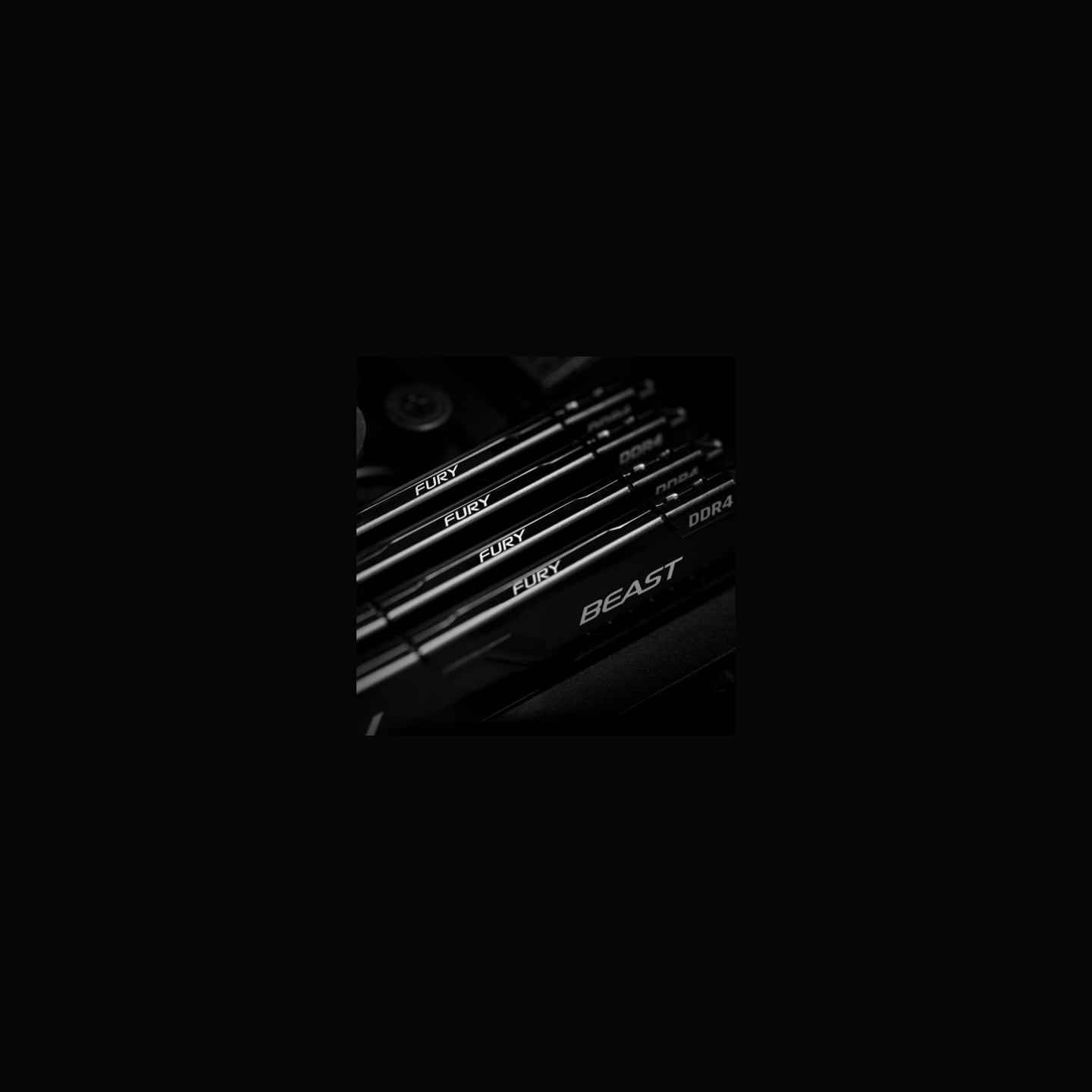 Kingston Memoey DDR4 Fury Beast 128GB(4*32GB)/3200 CL16
