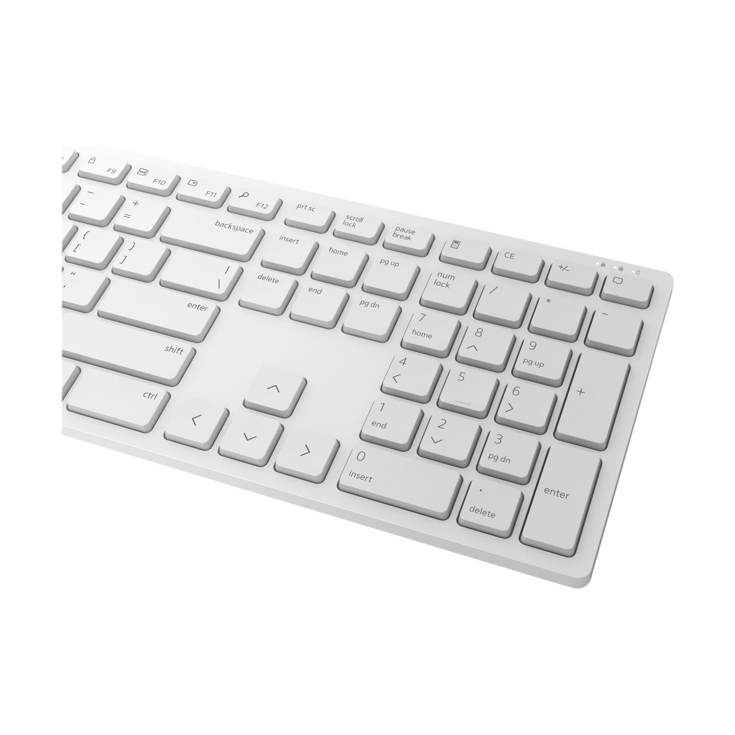 Dell Pro Wireless Keyboard and Mouse - KM5221W - US International (QWERTY) - White / 580-AKEZ
