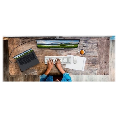 Dell Pro Wireless Keyboard and Mouse - KM5221W - US International (QWERTY) - White / 580-AKEZ