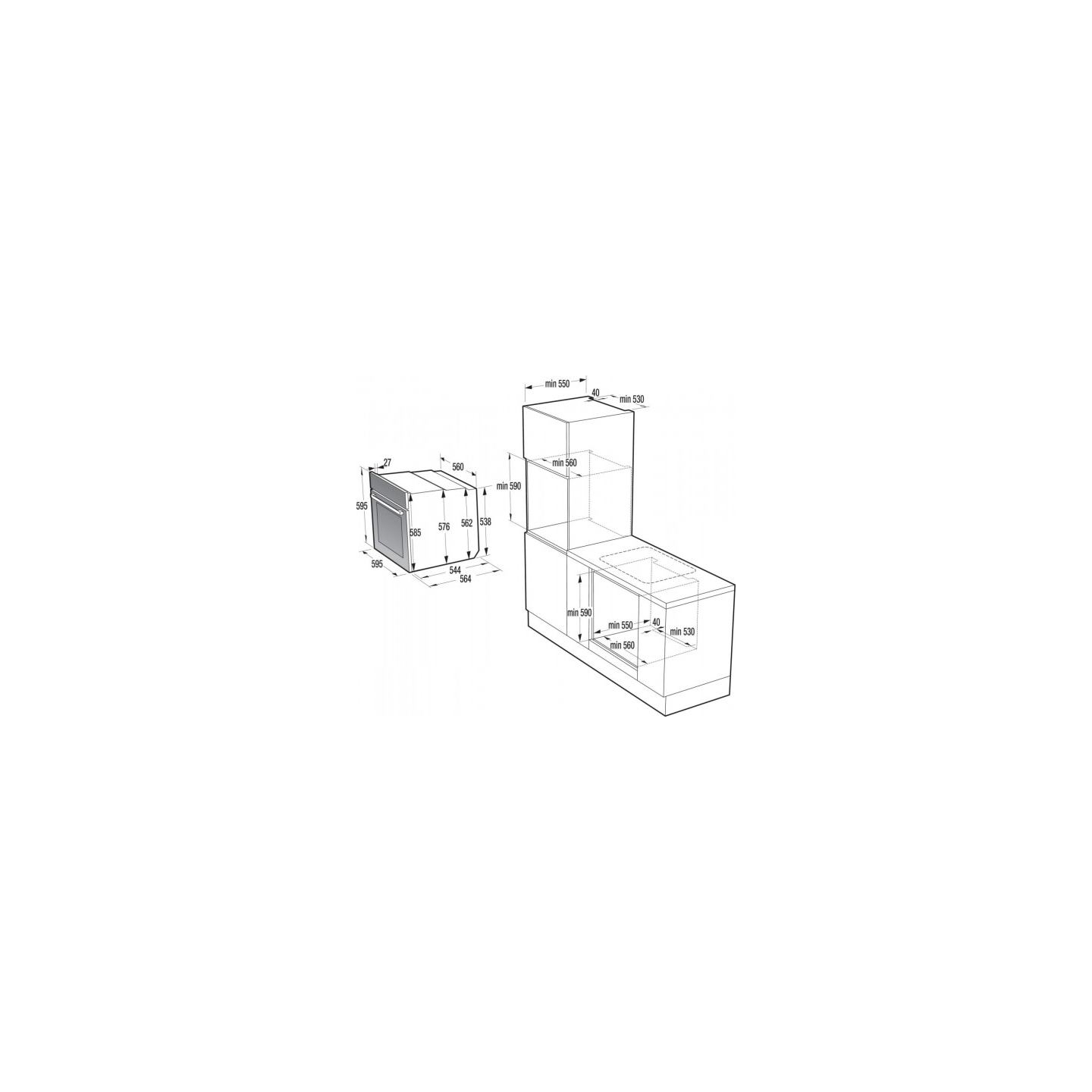 Gorenje Oven BSA6737E15BG