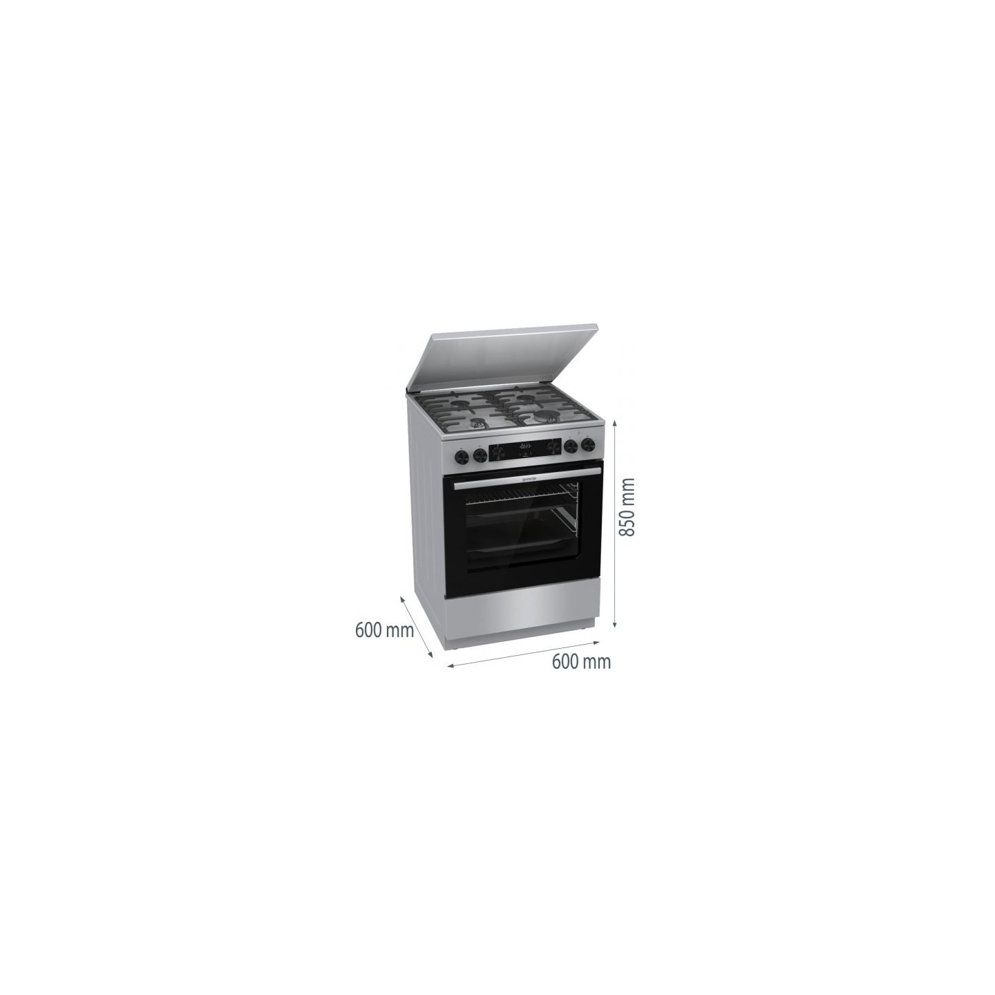 Gorenje Gas-electric cooker GKS6C71XF