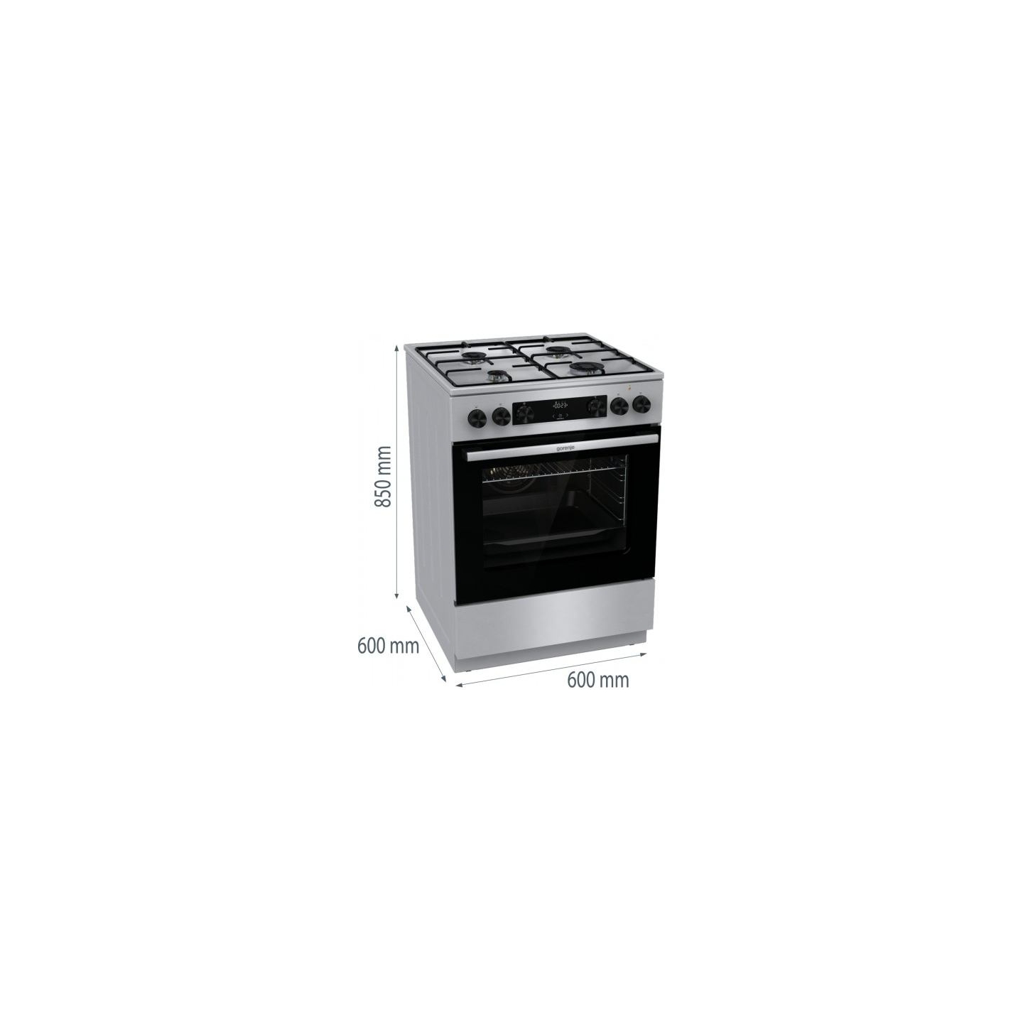 Gorenje Gas-electric cooker GKS6C70XJ