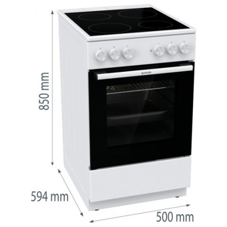 Gorenje Ceramic cooker GEC5A41WG