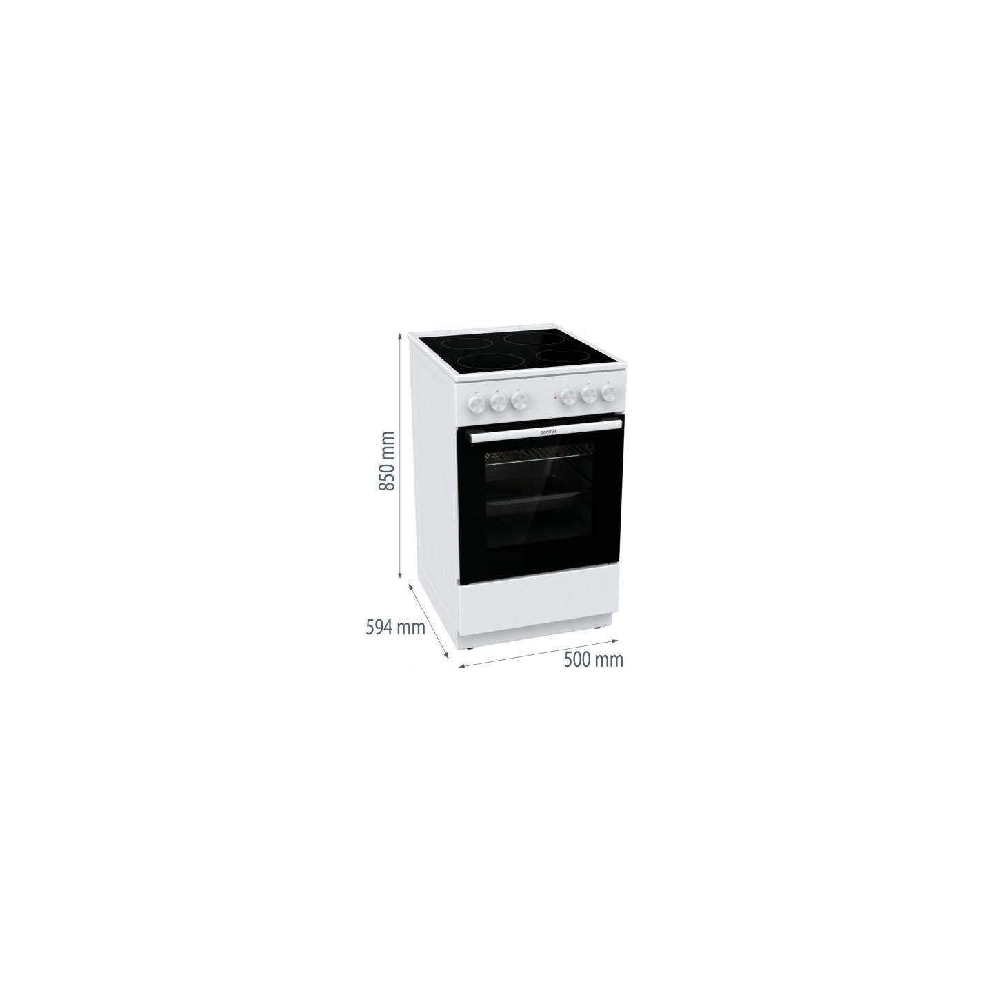 Gorenje Ceramic cooker GEC5A41WG