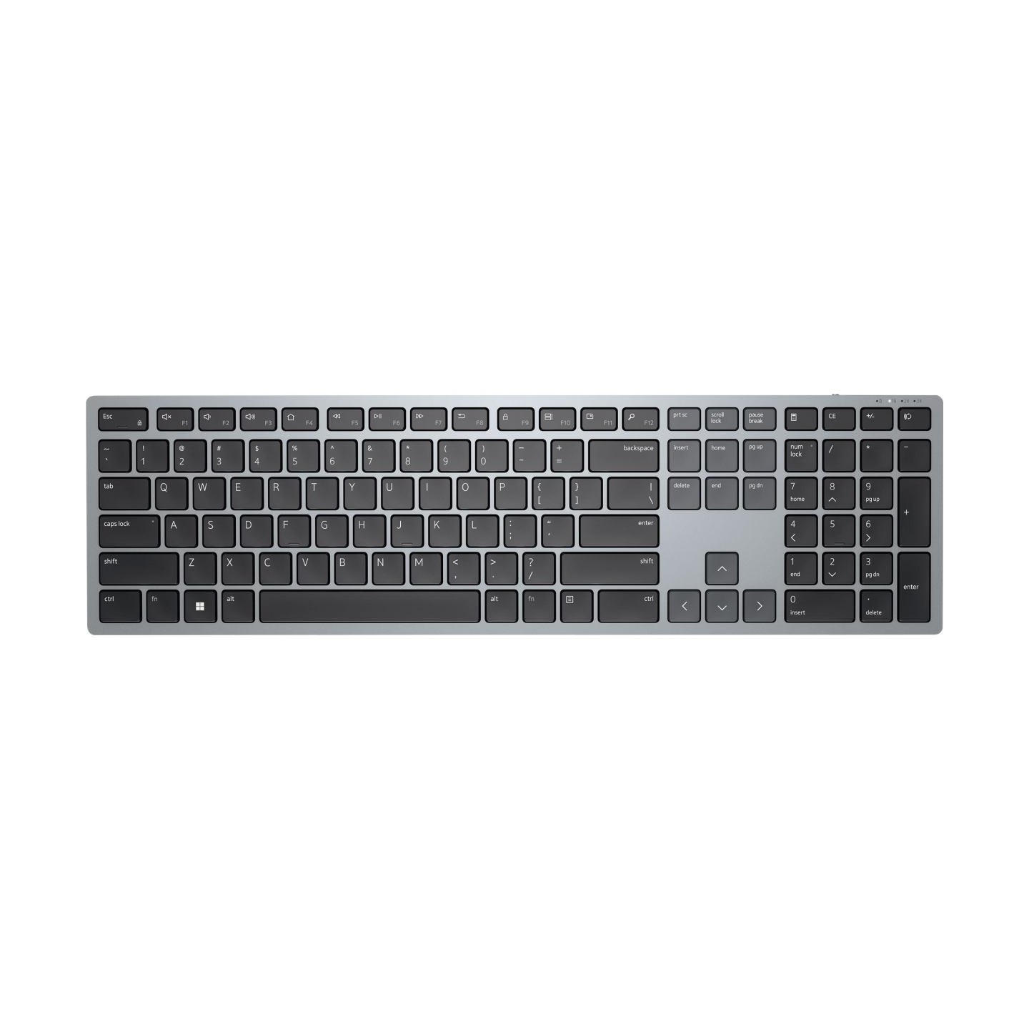 Dell | Keyboard | KB700 | Keyboard | Wireless | Russian | Titan Gray