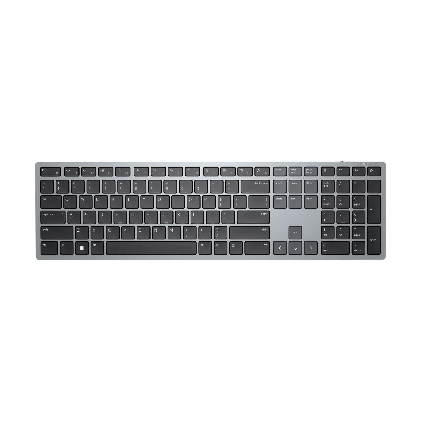 Dell | Keyboard | KB700 | Keyboard | Wireless | Russian | Titan Gray