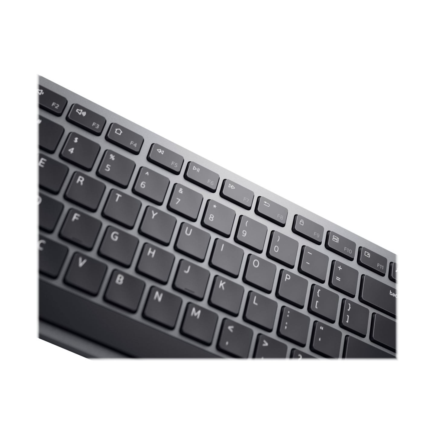 Dell | Keyboard | KB700 | Keyboard | Wireless | Russian | Titan Gray
