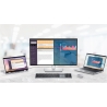 Dell | Keyboard | KB700 | Keyboard | Wireless | Russian | Titan Gray