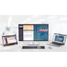 Dell | Keyboard | KB700 | Keyboard | Wireless | Russian | Titan Gray