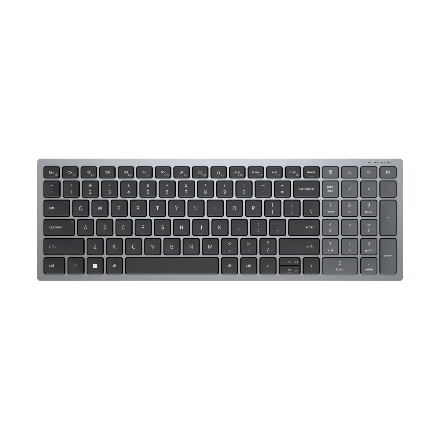 Dell Compact Multi-Device Wireless Keyboard - KB740 - Russian (QWERTY) / 580-AKOZ