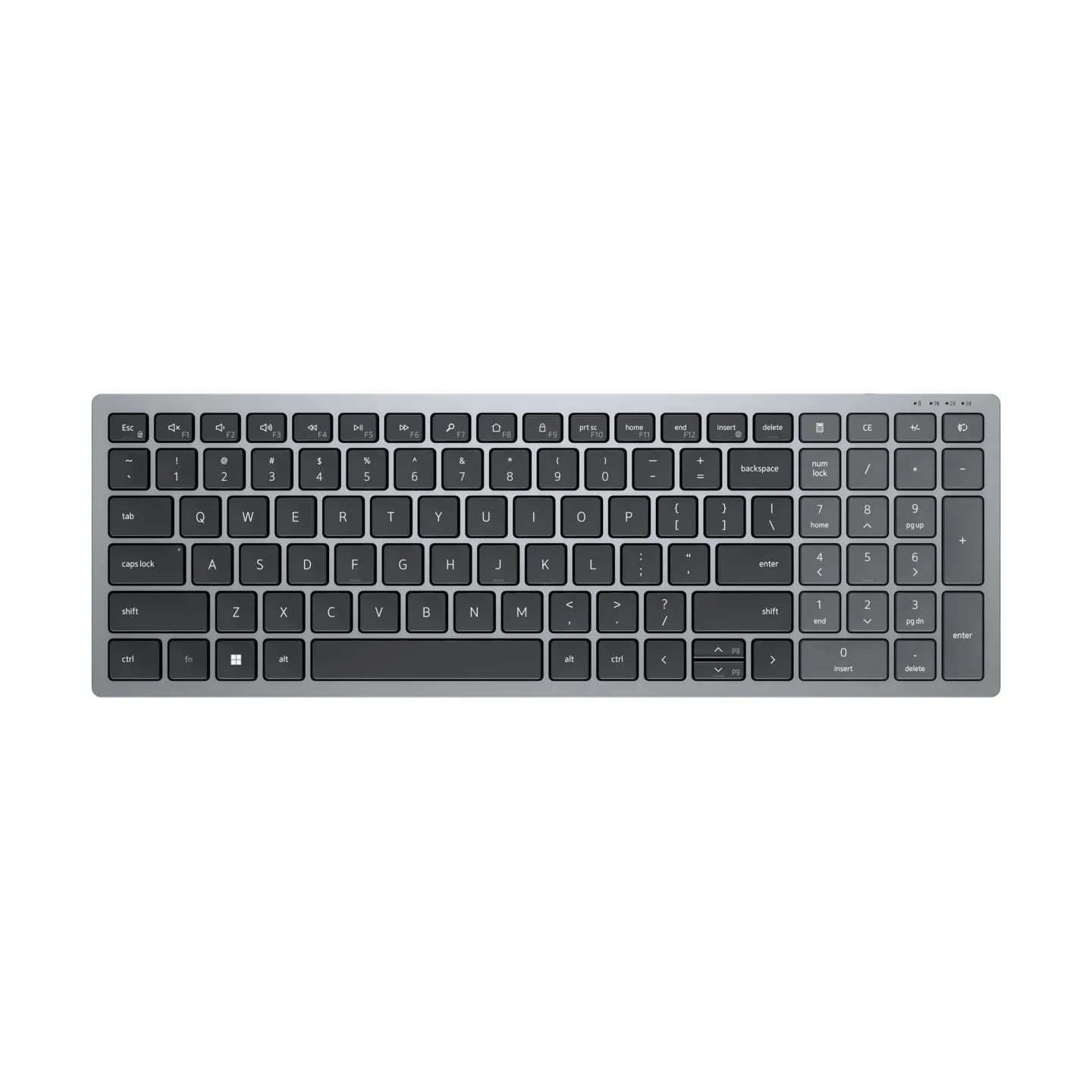 Dell Compact Multi-Device Wireless Keyboard - KB740 - Russian (QWERTY) / 580-AKOZ