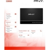 PNY SSD drive 1TB 2,5 SATA3 SSD7CS900-1TB-RB