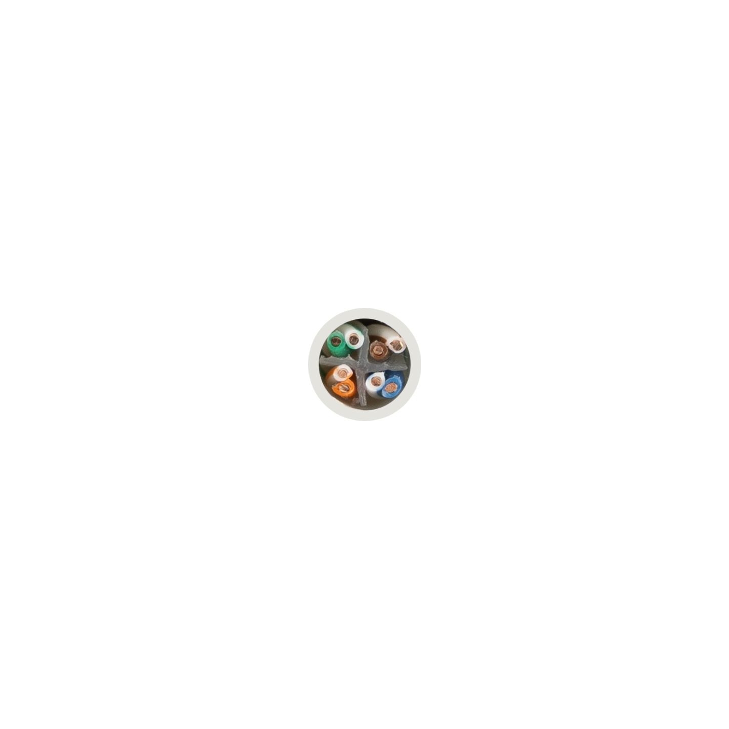 Lanberg Lan Cable Cat.6 UTP 305M Solid CU LSZH Grey CPR+ Fluke Passed | LCU6L-11CU-0305-S