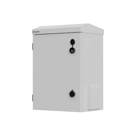 Lanberg Rack cabinet 10" wall/pole-mount ip55 hermetic 340x250x500 grey (assembled)