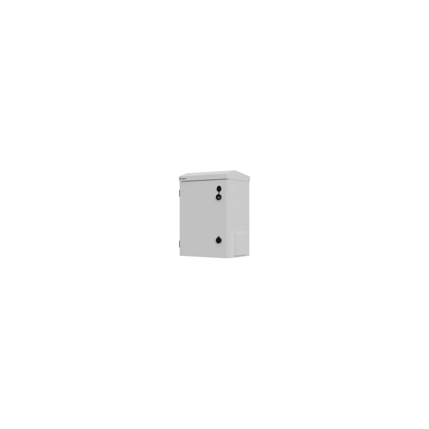 Lanberg Rack cabinet 10" wall/pole-mount ip55 hermetic 340x250x500 grey (assembled)