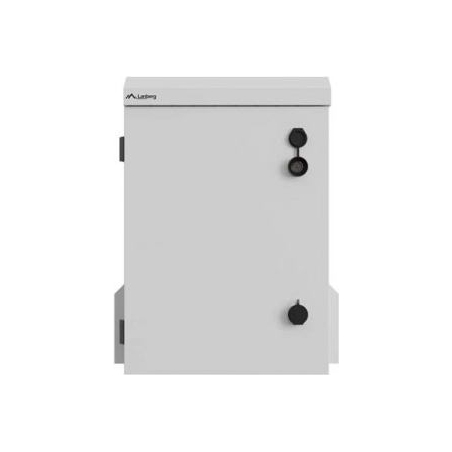 Lanberg Rack cabinet 10" wall/pole-mount ip55 hermetic 340x250x500 grey (assembled)