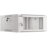 Lanberg 19-inch 4U 600 hanging rack installation cabinet, gray with glass doors (folded)