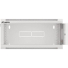 Lanberg 19-inch 4U 600 hanging rack installation cabinet, gray with glass doors (folded)