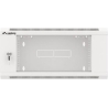 Lanberg 19-inch 4U 600 hanging rack installation cabinet, gray with glass doors (folded)