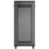 Lanberg 19-inch 27U floor-standing rack cabinet, 600x1000, mesh door, (flat-pack), black