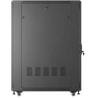 Lanberg 19-inch 27U floor-standing rack cabinet, 600x1000, mesh door, (flat-pack), black