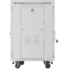 Lanberg 19-inch 15U floor-standing rack cabinet, 600x600, perforated door, LCD (flat-pack), grey