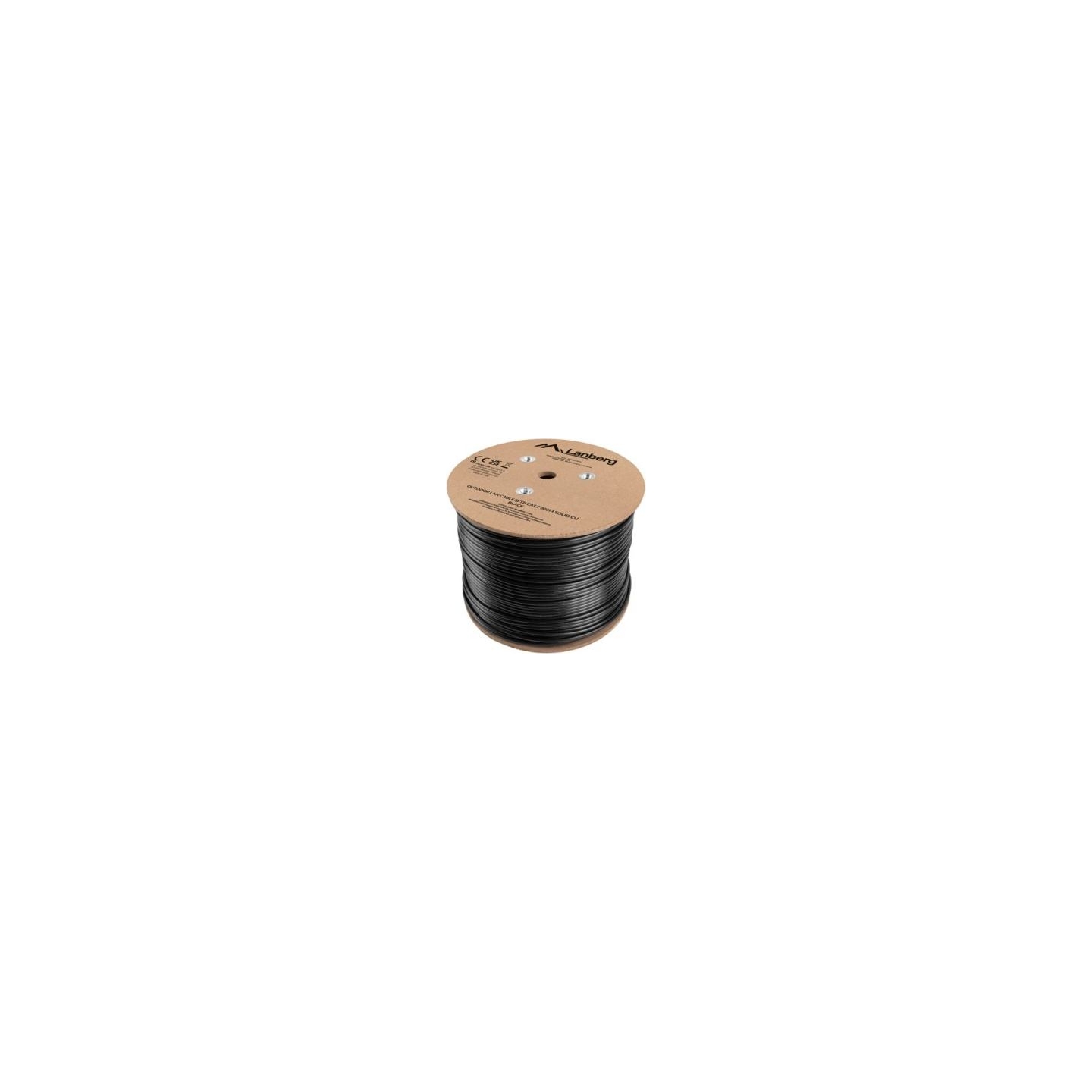 Lanberg Cable LAN SFTP cat.7 305m wire outdoor CU FLUKE PASSED black