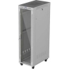 Lanberg 19-inch 42U floor-standing rack cabinet, 600x1000, glass door, LCD (flat-pack), grey